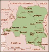 mappa Congo